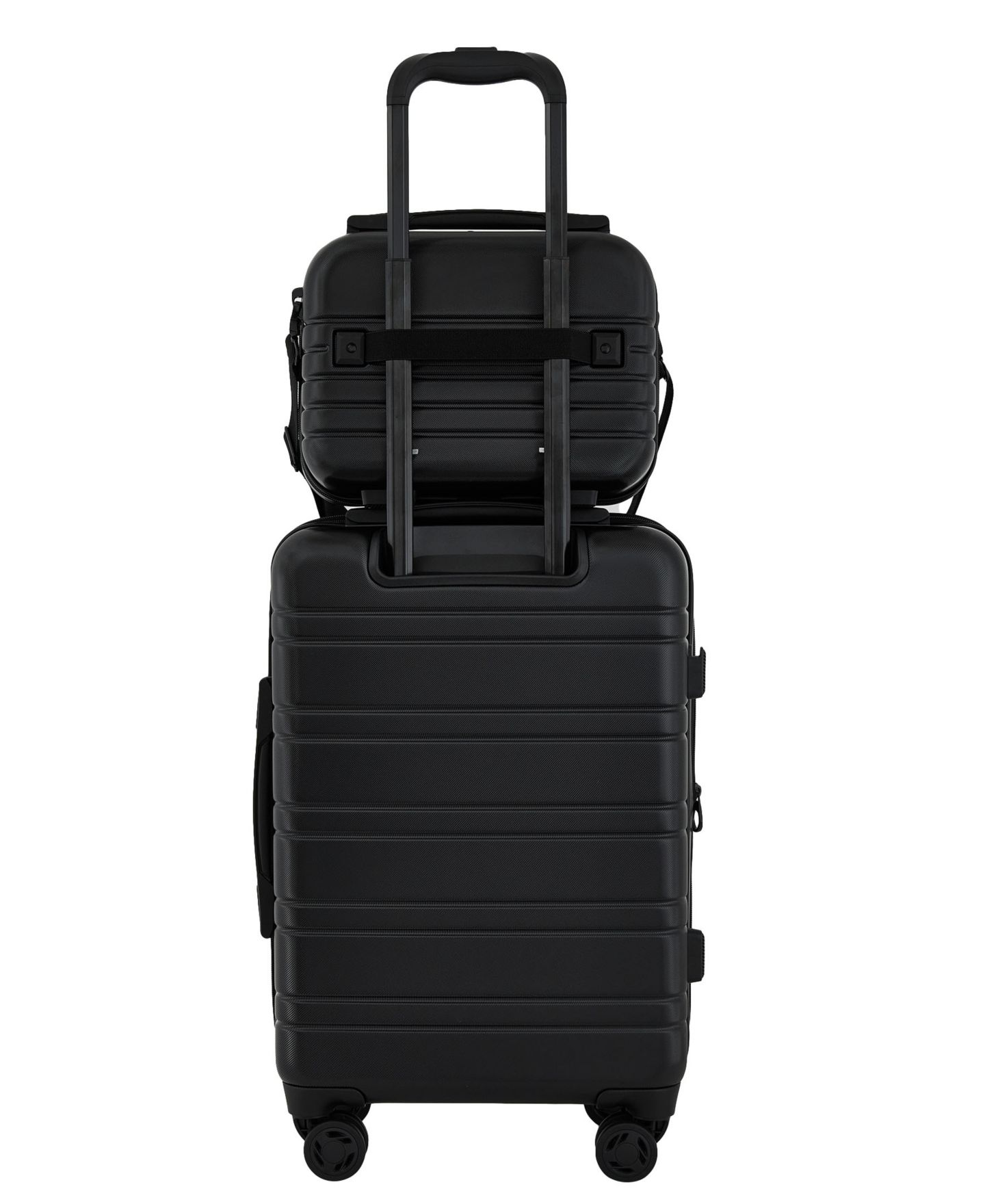 Чемоданы Travelers Club Discovery 2-Piece Expandable Rolling Carry-On Luggage Set, цвет: Чёрный — фото 12