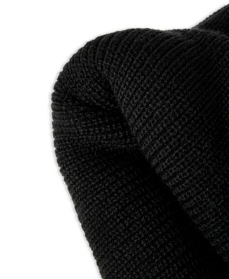 Men's Ribbed Logo Beanie
