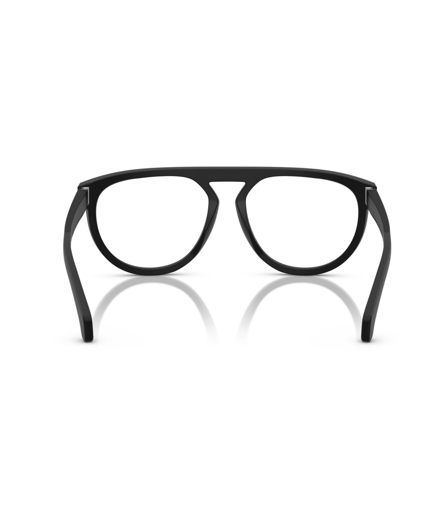 Очки Moncler Unisex Pilot/Aviator Plastic ME2007 Eyeglasses, цвет: Матовый чёрный — фото 5