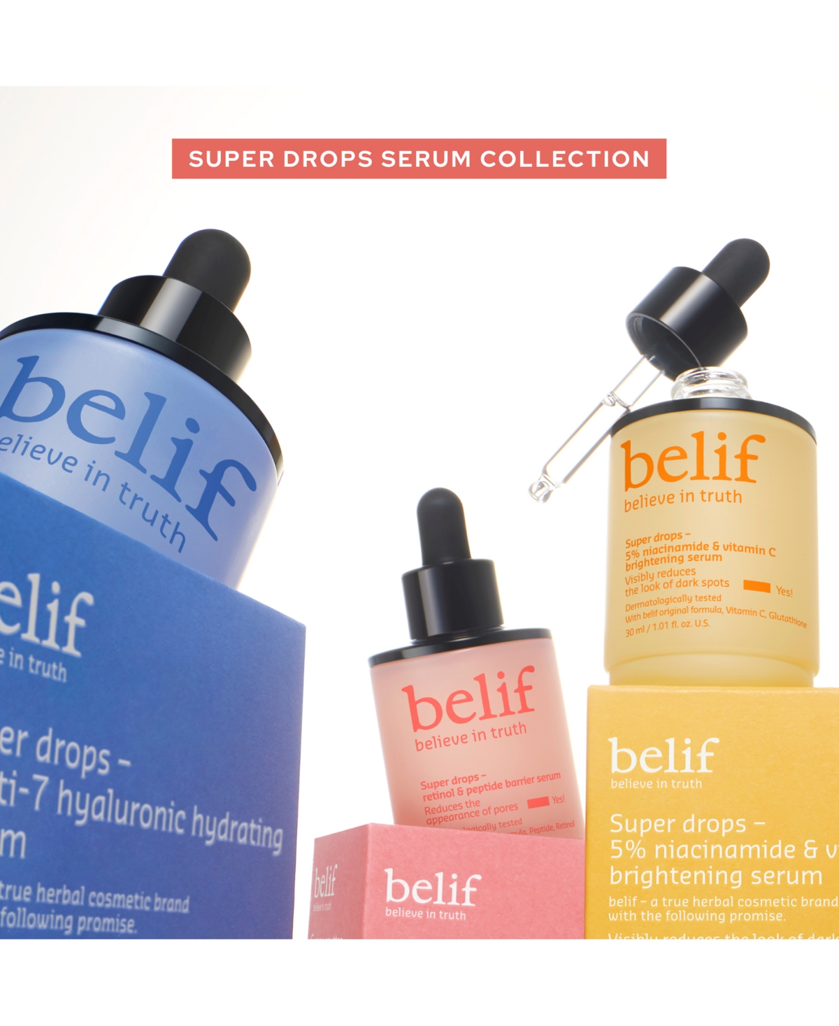 Belif Super Drops Retinol & Peptide Barrier Serum, 1.01 Oz. In No Color