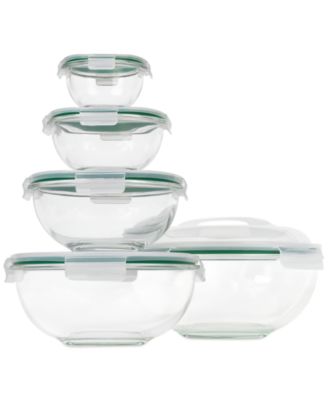 10-Piece Nesting Glass Bowl Set