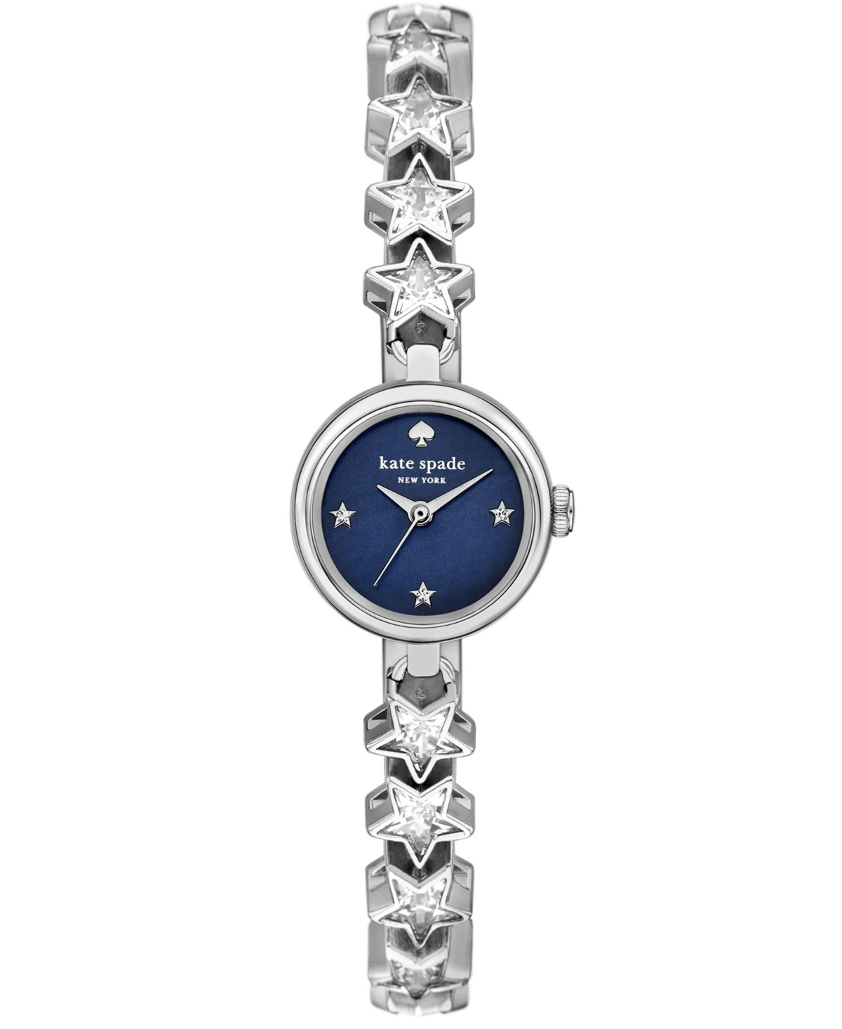 Women's Monroe Silver-tone Stainless Steel Star Bracelet Watch 20mm - Silver-tone