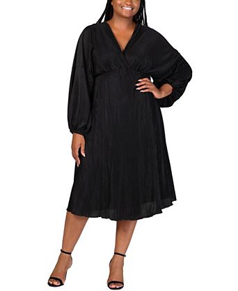 macys plus size holiday dresses Satin Winter Formal Glam On A Budget: Party Outfits That Impress short sleeves Lauren Ralph Lauren Plus Size