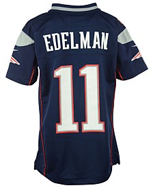 Kids' Julian Edelman New England Patriots Game Jersey, Big Boys (8-20)