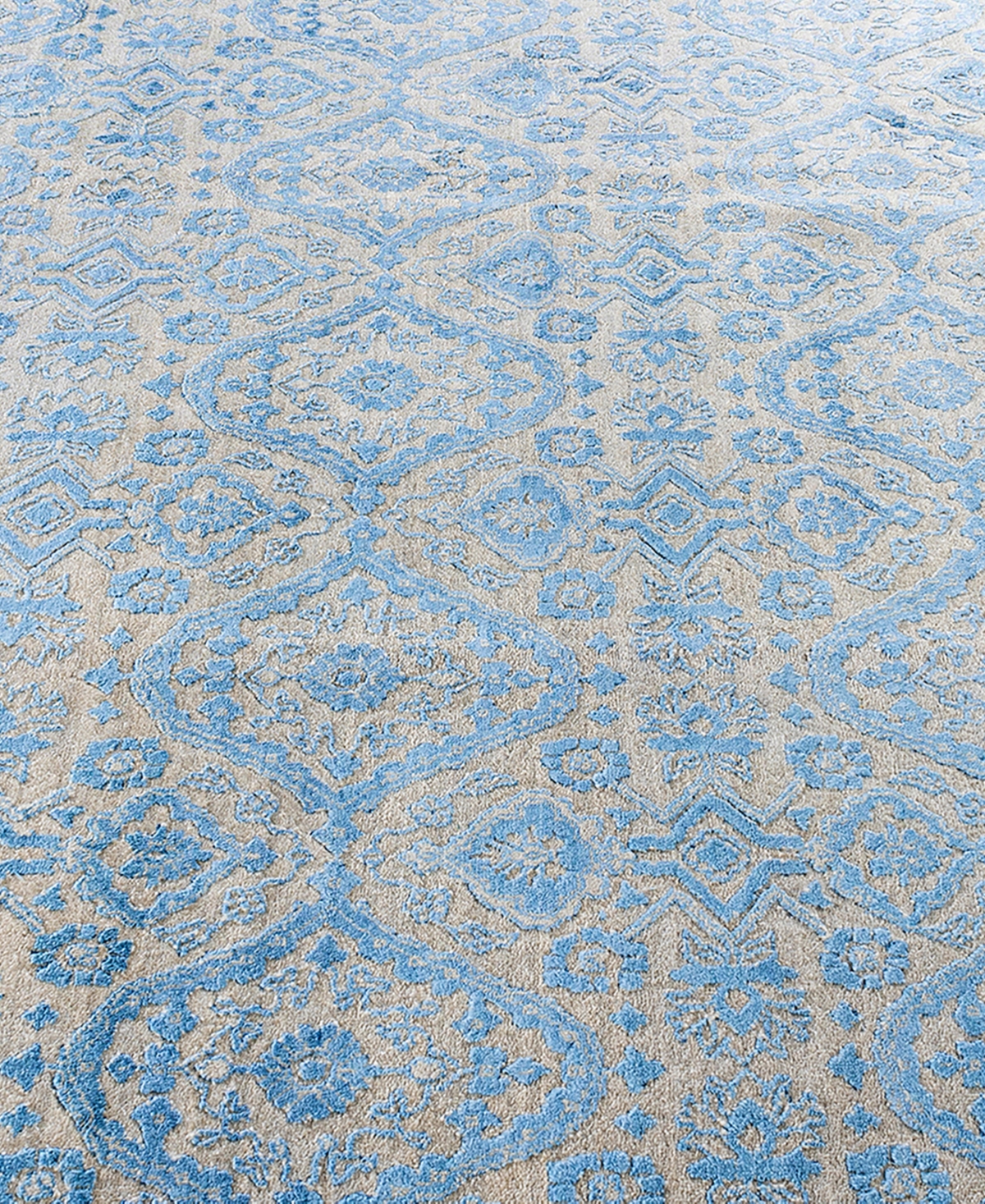 Adorn Hand Woven Rugs Indian Ooak M7037 9'3''x12'4'' Area Rug In Beige