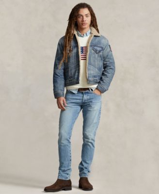 Fleece jean jacket hotsell