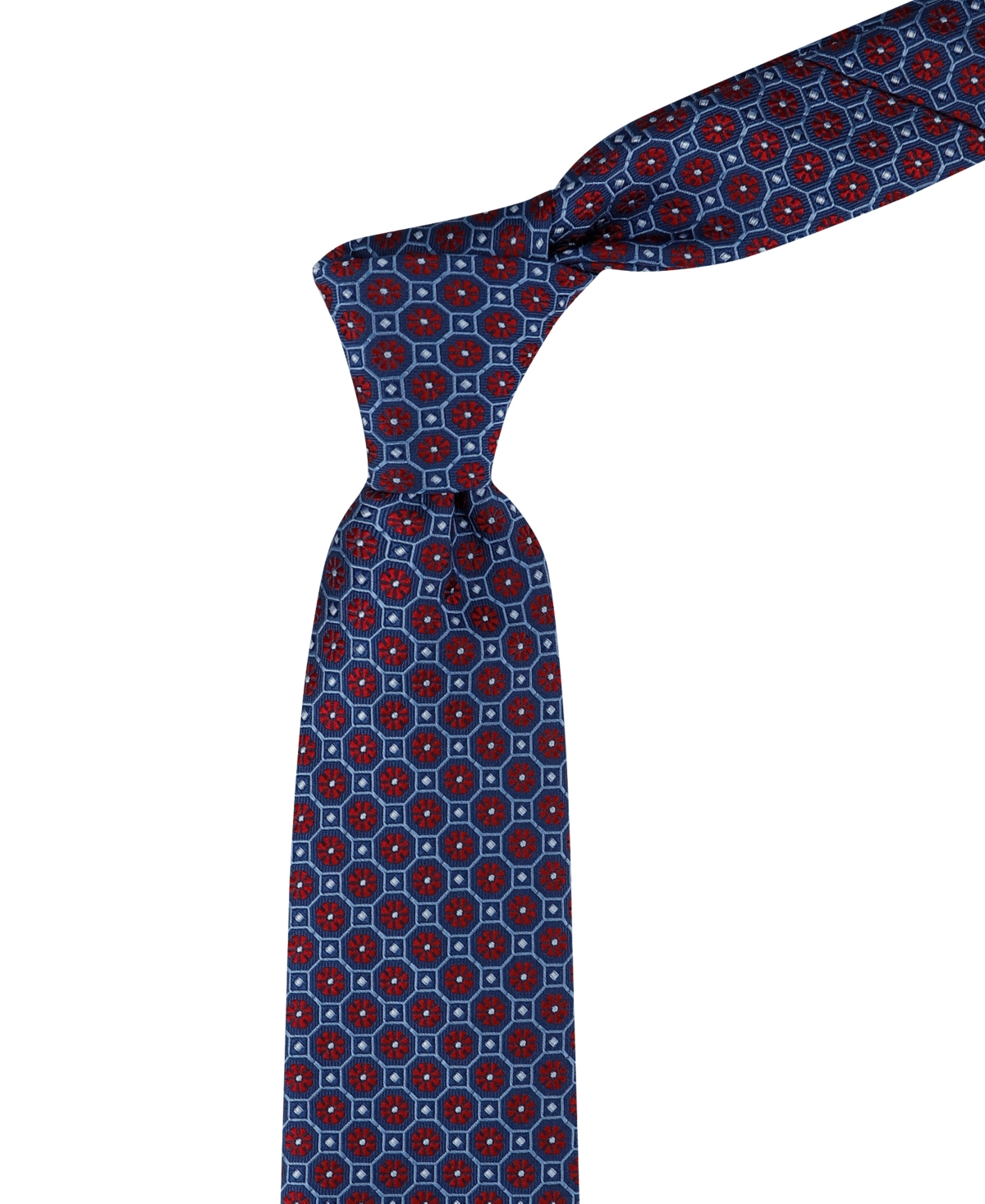 Tommy Hilfiger Men's Fiona Floral Medallion Tie -red