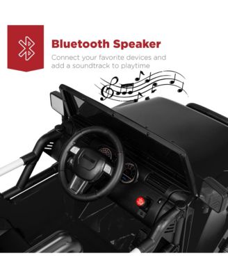 12V Kids Ride On Truck Car w/ Remote Control, Spring Suspension, Bluetooth, LED Lights