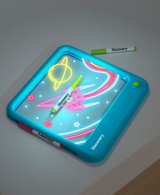 Neon Glow Tablet Light-Up Art Board