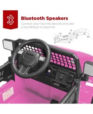 12V Kids Ride On Truck Car w/ Parent Remote Control, Spring Suspension, LED Lights