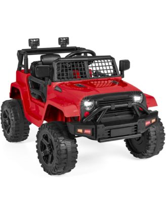 12V Kids Ride On Truck Car w/ Parent Remote Control, Spring Suspension, LED Lights