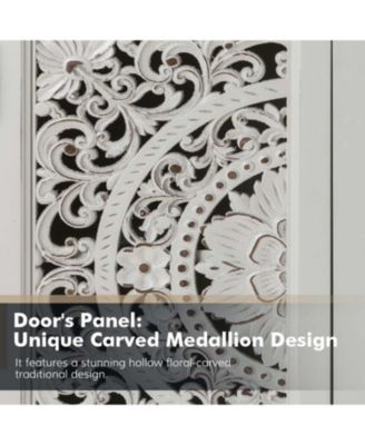 Ismenides Traditional 63”Wide Sideboard with Solid Wood Legs