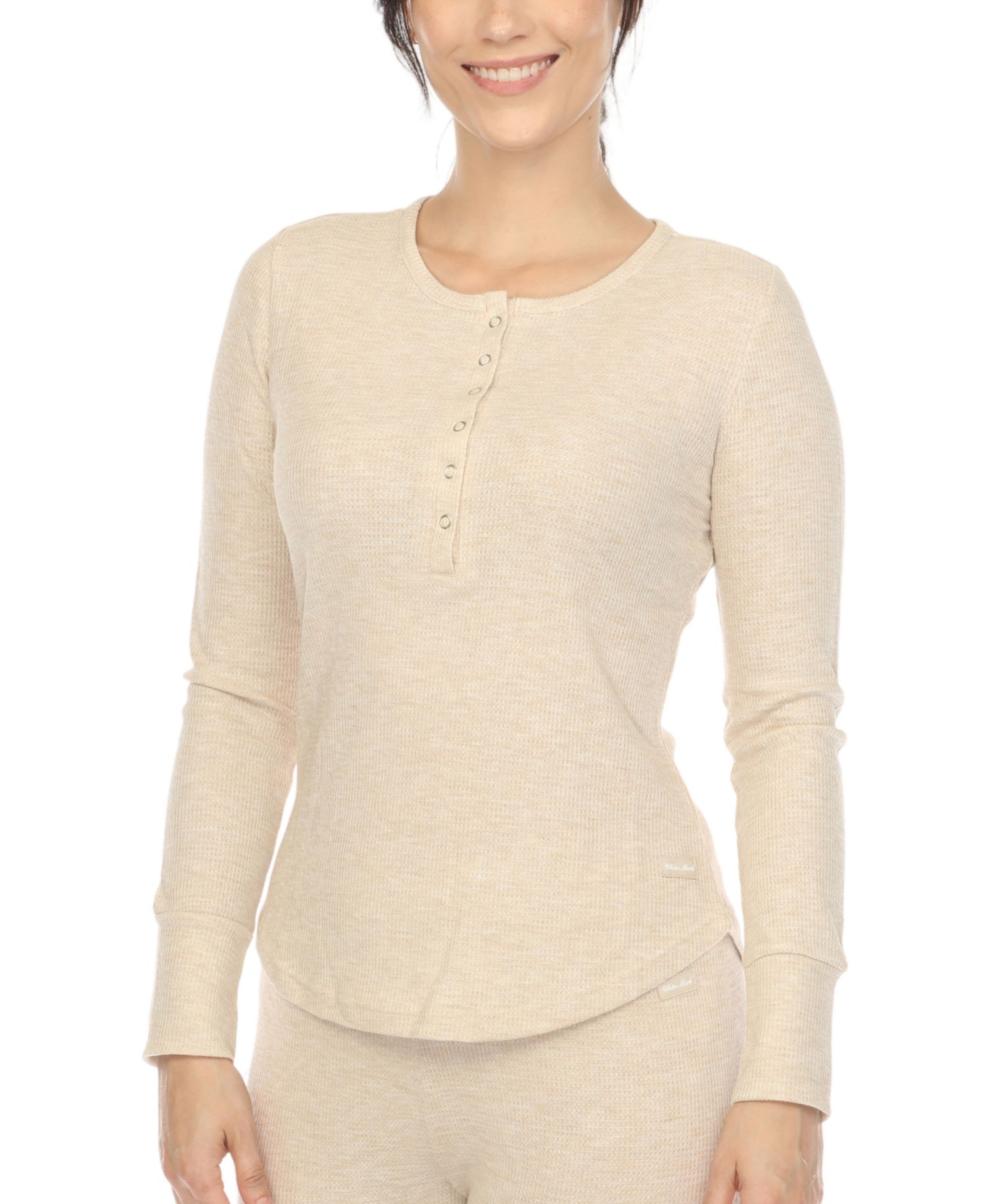 Women's Waffle Pajama Set