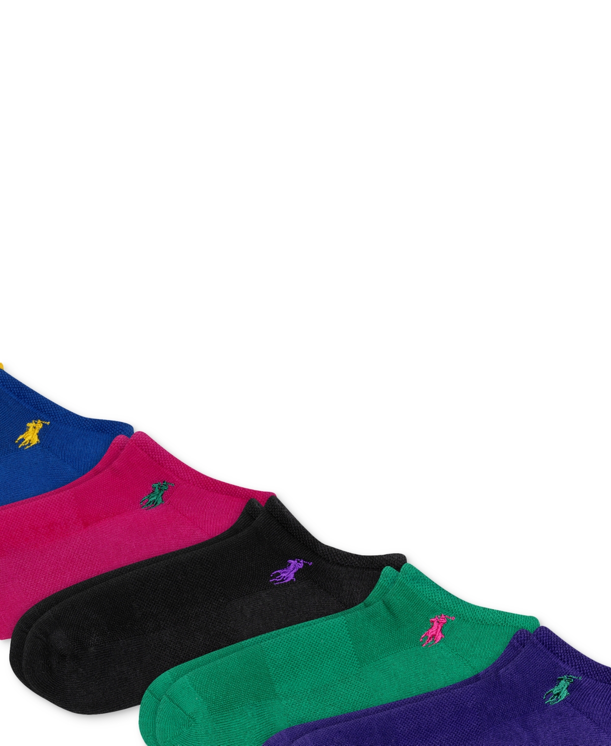 Polo Ralph Lauren Women's 6-Pk. Cushion Low-Cut Socks