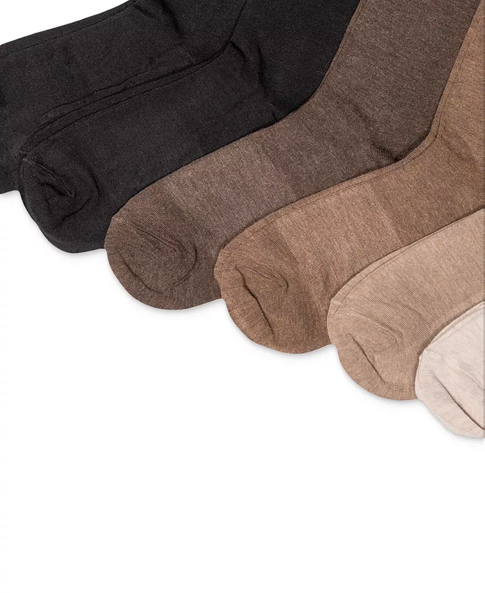 Women's 6 Pack Roll-Top Trouser Socks - thumbnail 6