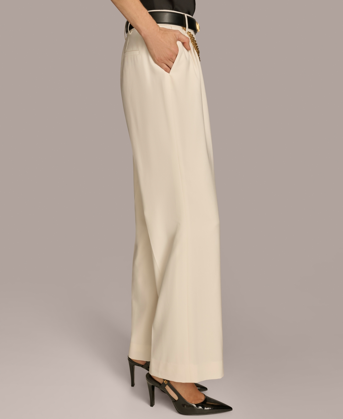 Donna Karan New York Women's Chain Belt Pants
