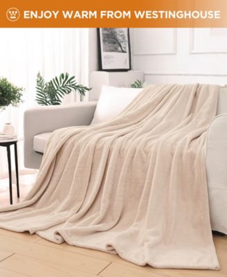 Heated Flannel Blanket, Twin
