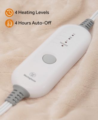 Heated Flannel Throw, 50" x 60"