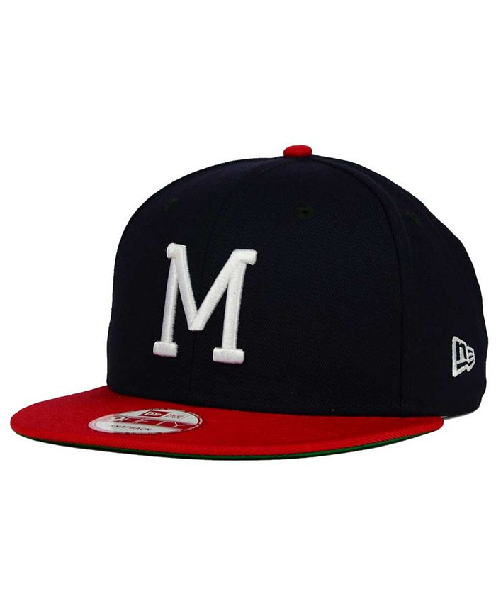 New Era Milwaukee Braves 2 Tone Link Cooperstown 9FIFTY Snapback Cap ...