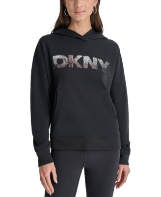 Women's Sequin Pullover Fleece Hoodie