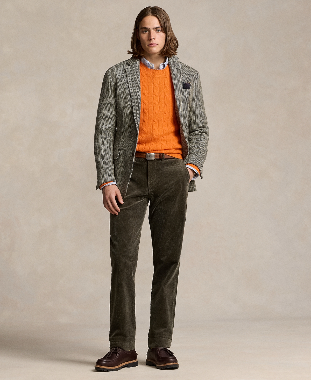 Polo Ralph Lauren Men's Stretch Straight Fit Corduroy Pants In Grey