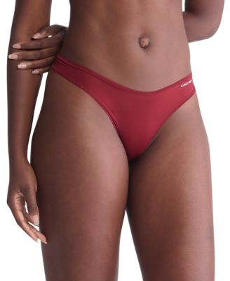 Calvin Klein - Women's Ideal Stretch Micro Low-Rise Thong Underwear