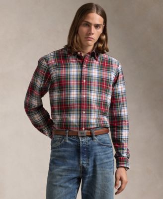 Ralph lauren red gingham shirt online