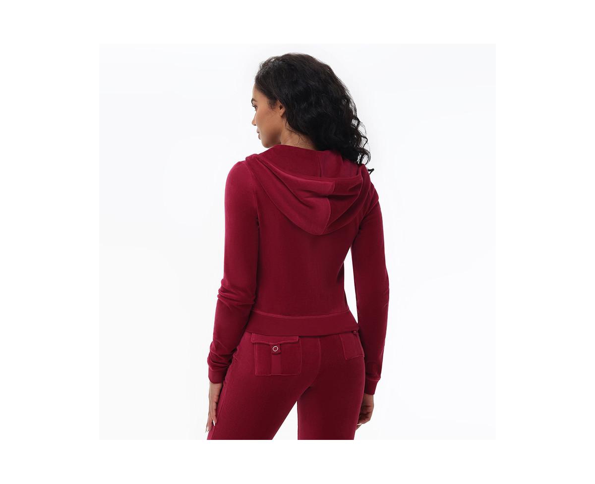Juicy Couture Women's Heritage Cotton Velour Hoodie