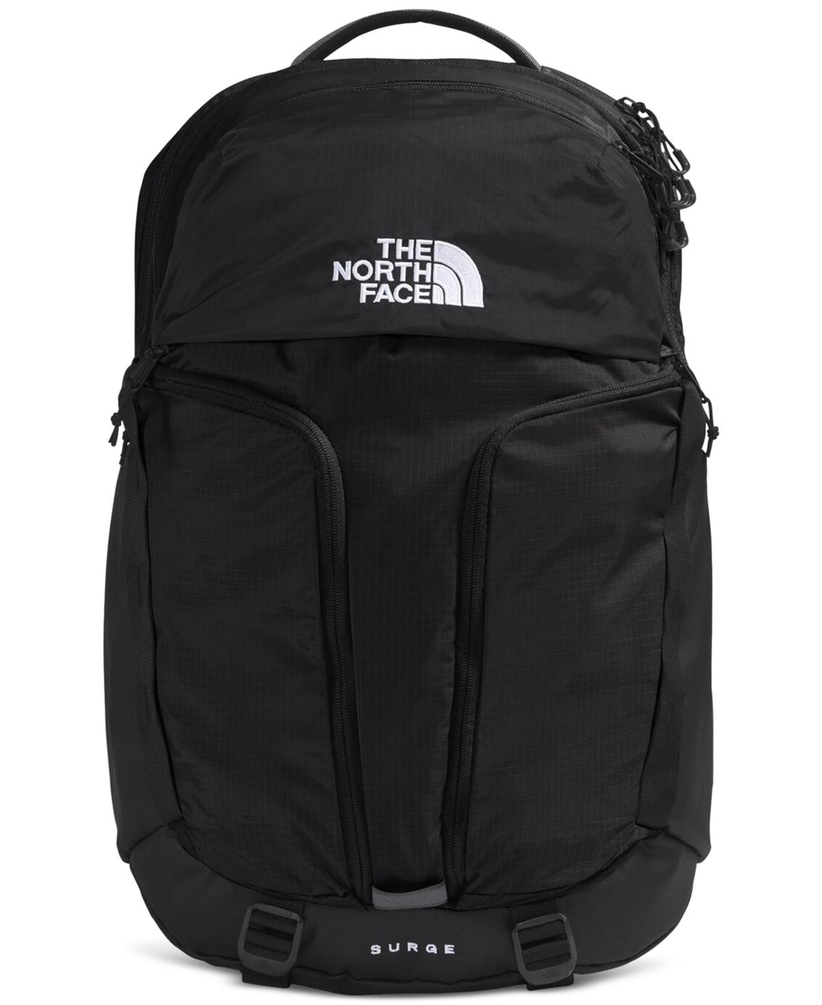 The North Face Surge Flexvent Backpack In Tnf Black,tnf Black-npf