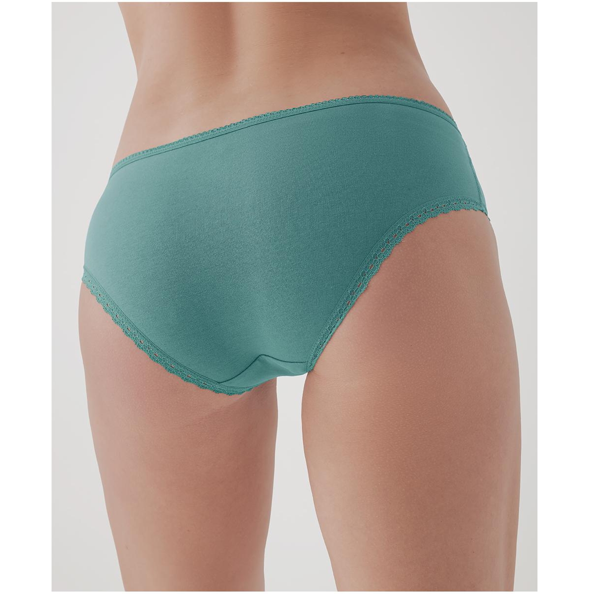 Pact Women's Organic Cotton Lace Cheeky Hipster 3-Pack