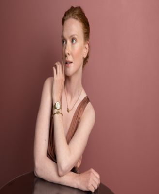 Women's Wonder Lust Gold-Tone Stainless Steel Mesh Bracelet Watch 30mm