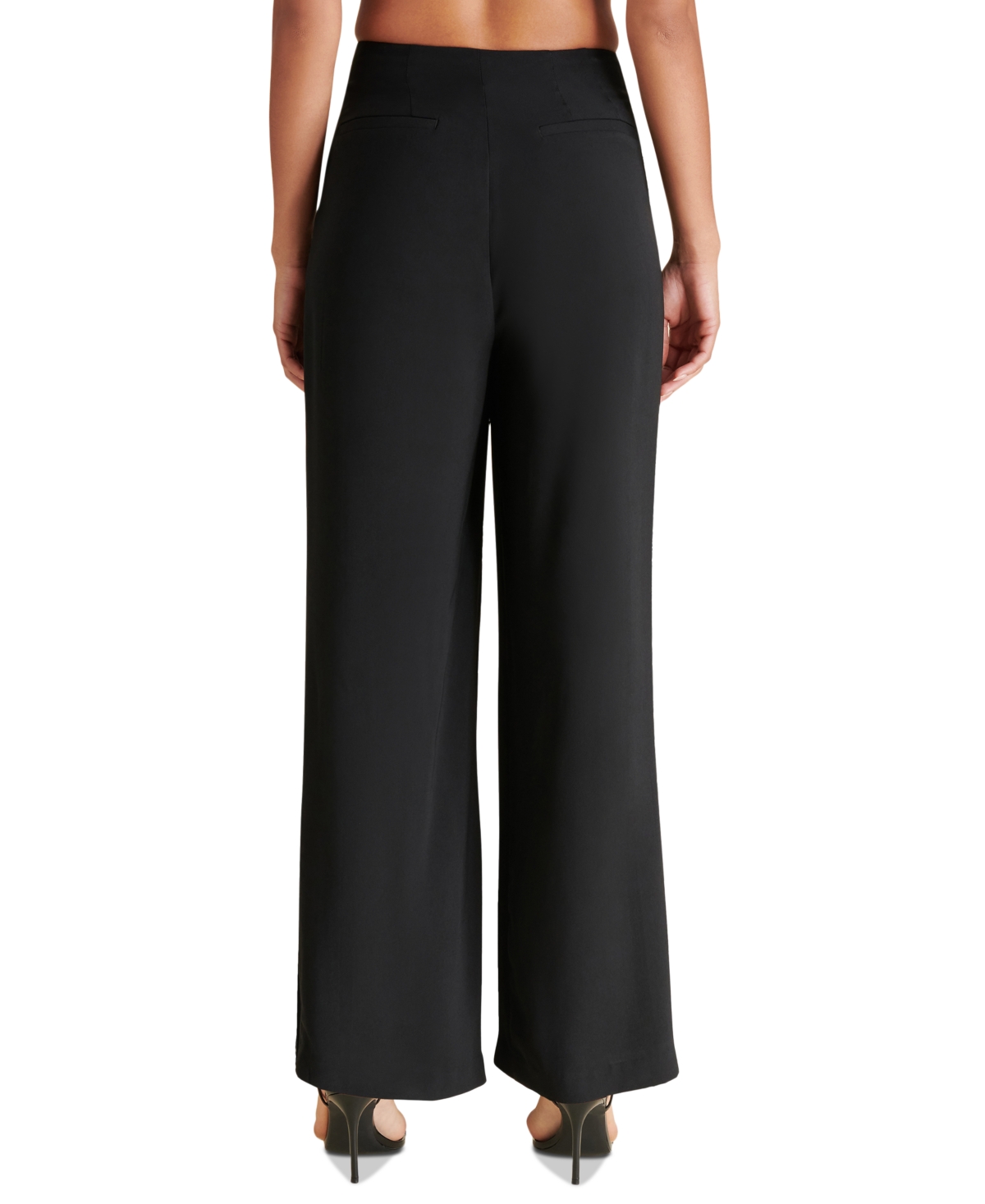 Steve Madden Women's Angelica Pleated Wide-Leg Pants