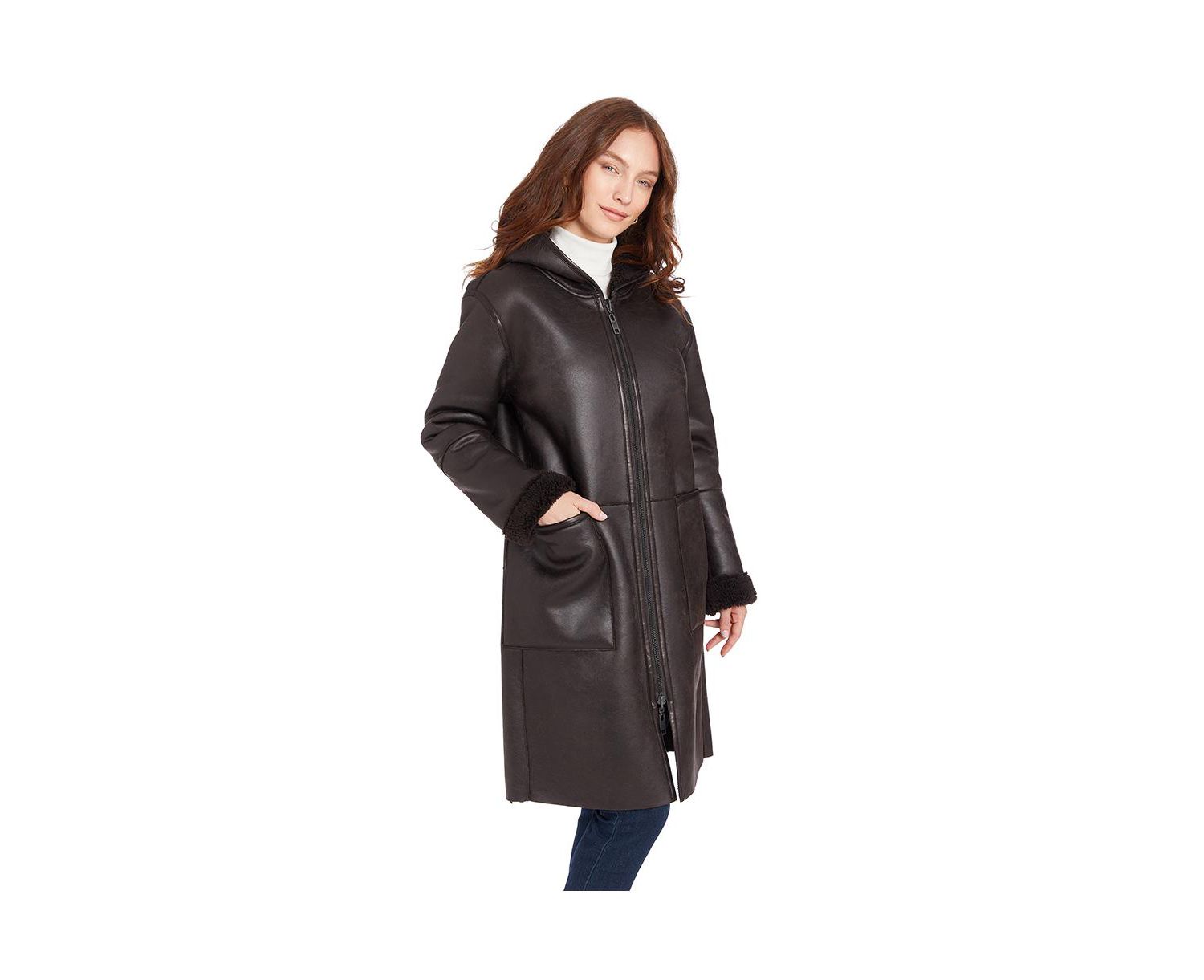Women's Mariah Reversible Faux Shearling Coat