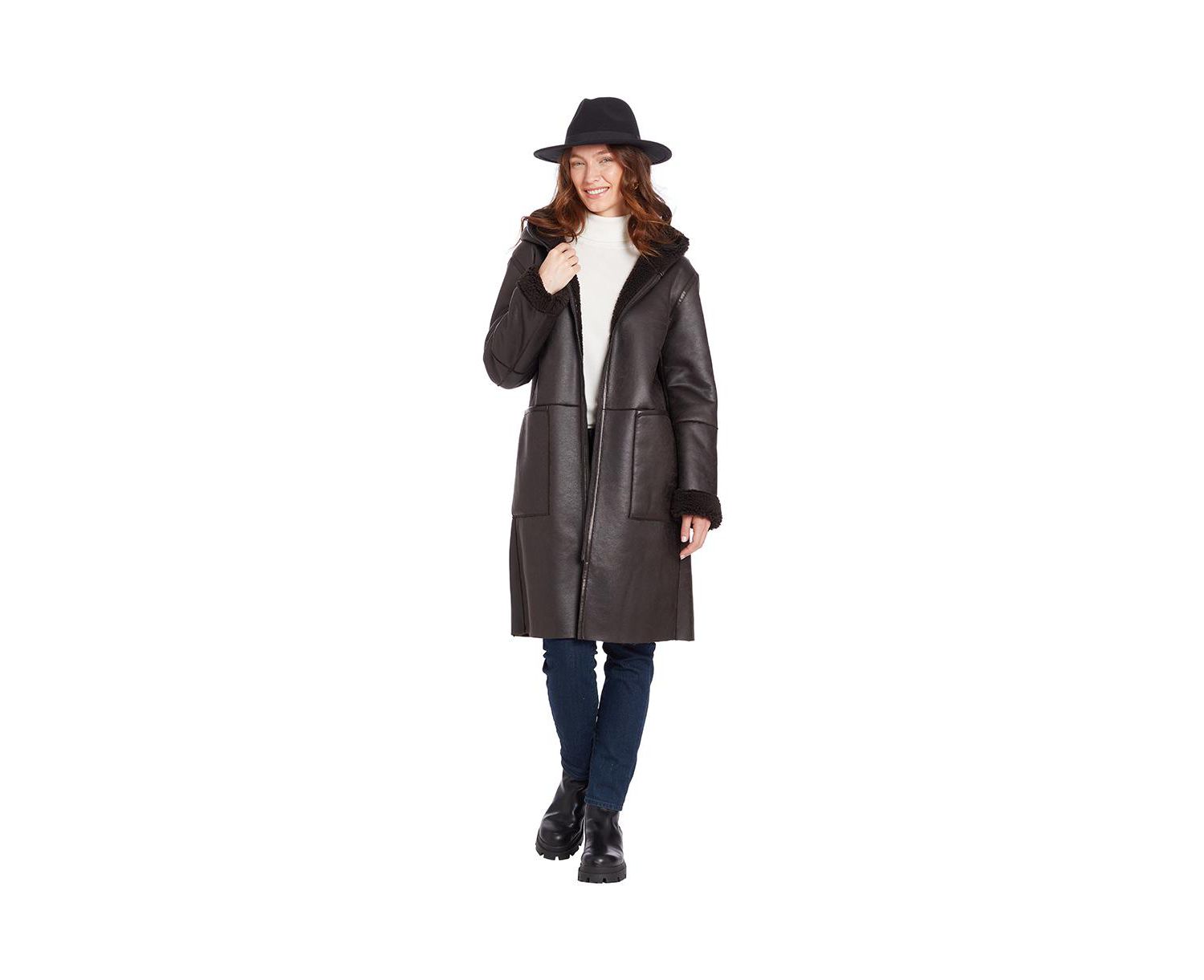 Women's Mariah Reversible Faux Shearling Coat