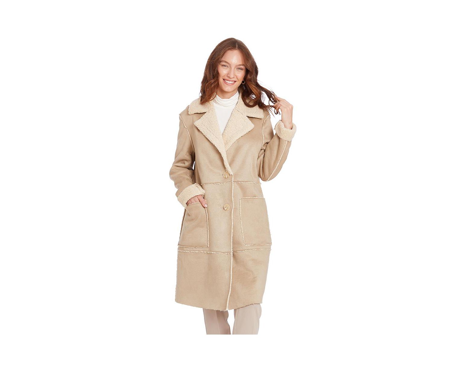 Women's Lily Faux Shearling Coat