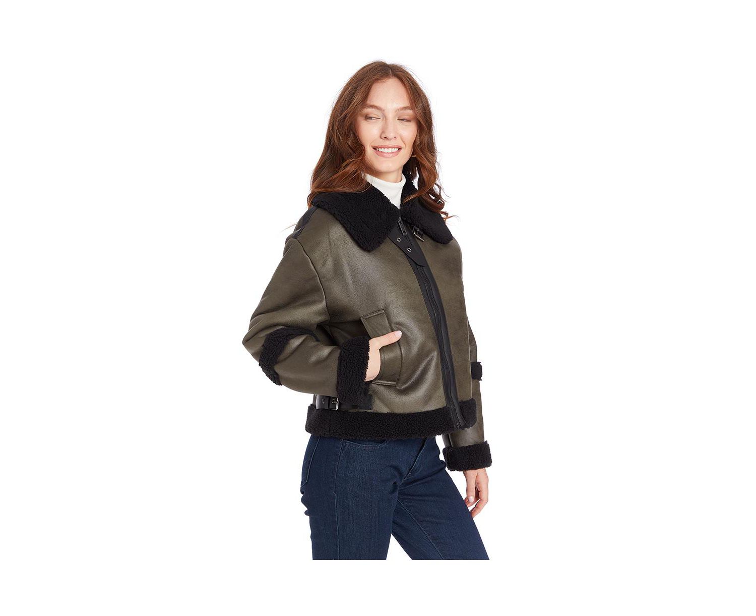 Women's Chloe Faux Shearling Coat