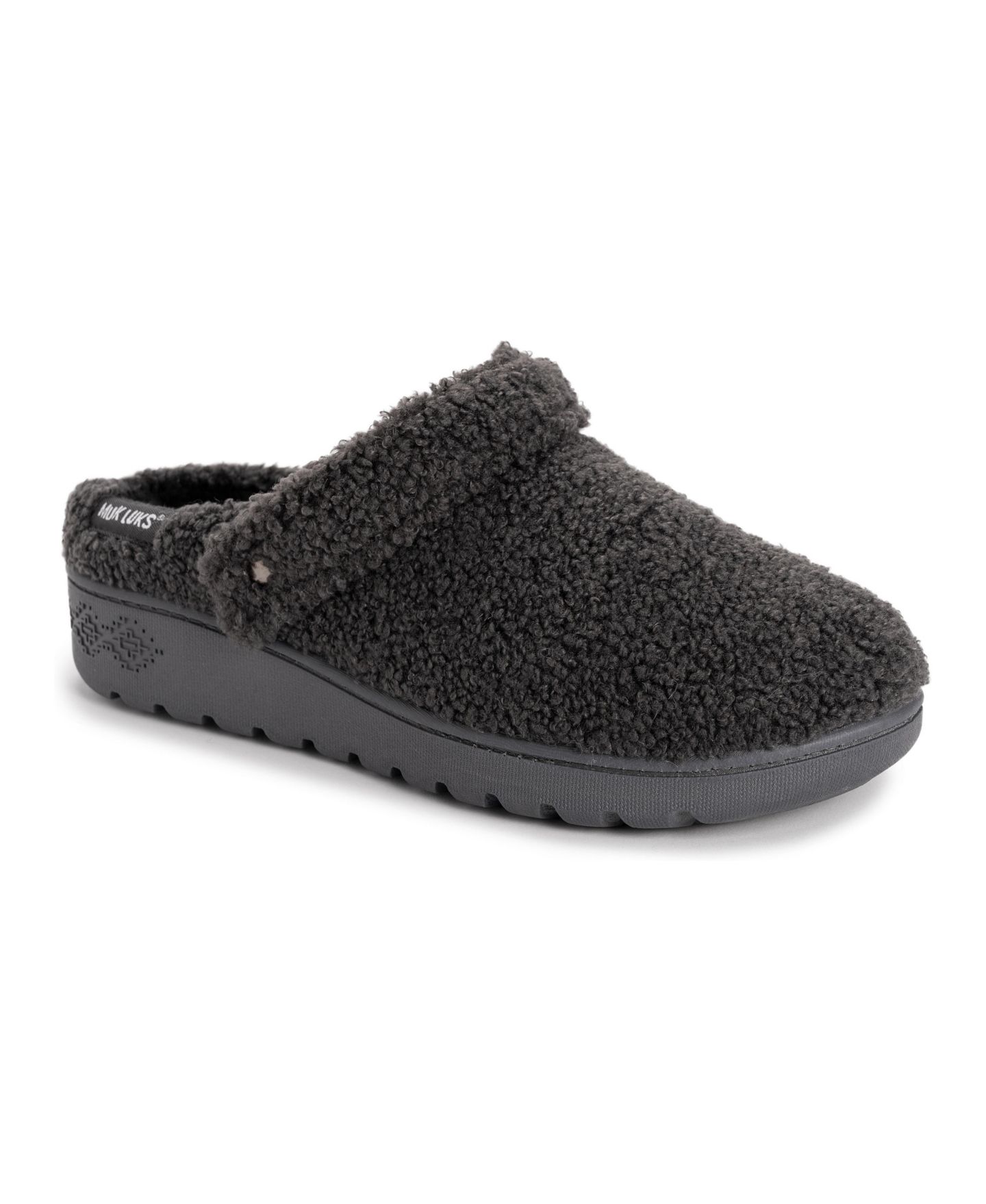 Женские сабо MUK LUKS Quianna Lara Clog, цвет: Тёмный серый — фото 1