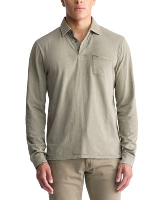 Buffalo David Bitton - Men's Kimmy Long Sleeve Pocket Polo Shirt