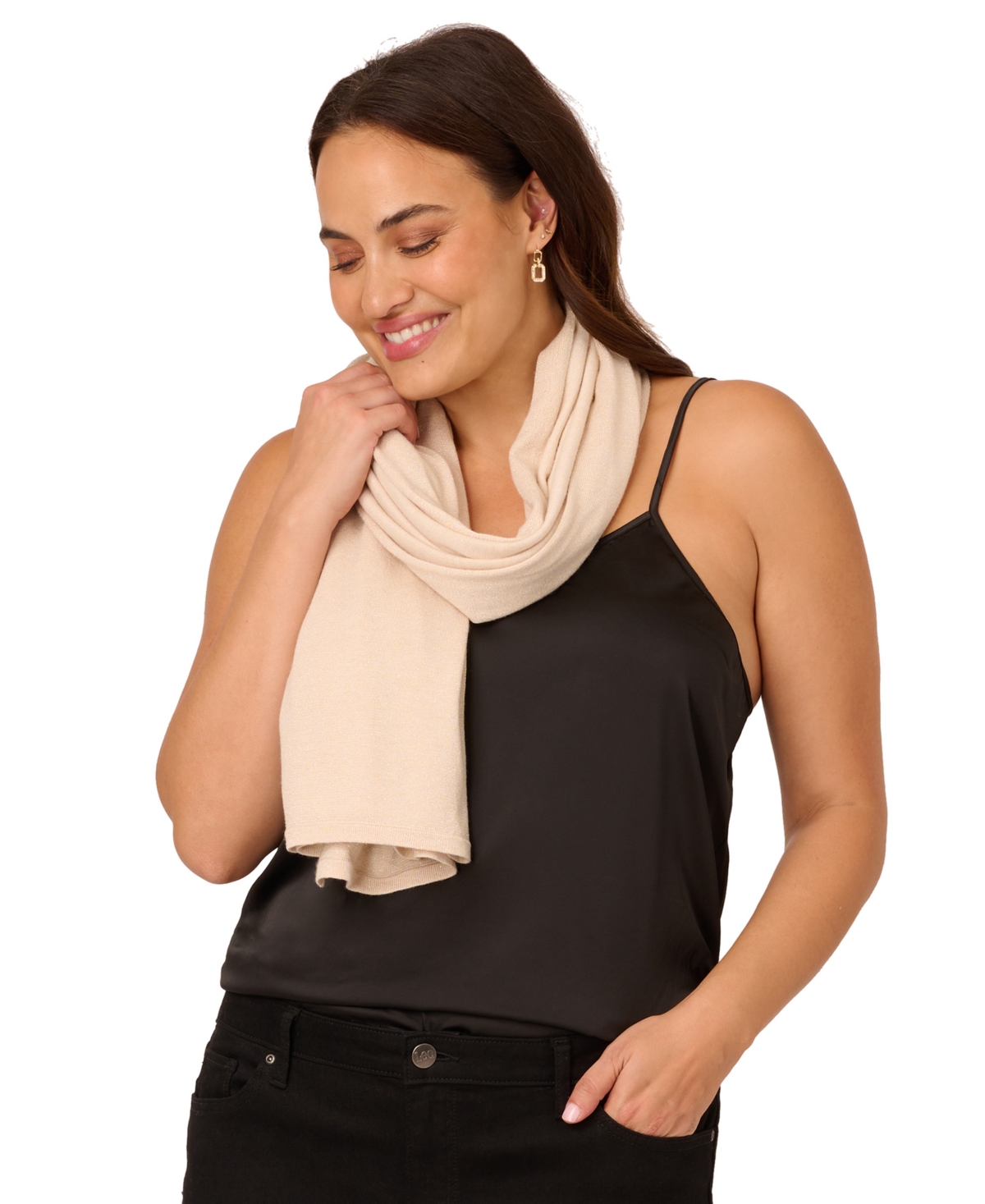 Adrianna Papell Women's Metallic Shrug