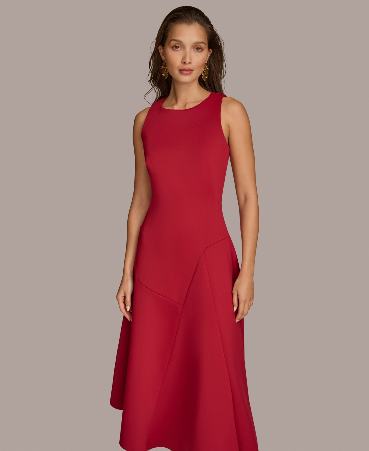 Donna Karan New York Donna Karan Women's High-Low Scuba A-Line Dress -  Metropolit | Smart Closet