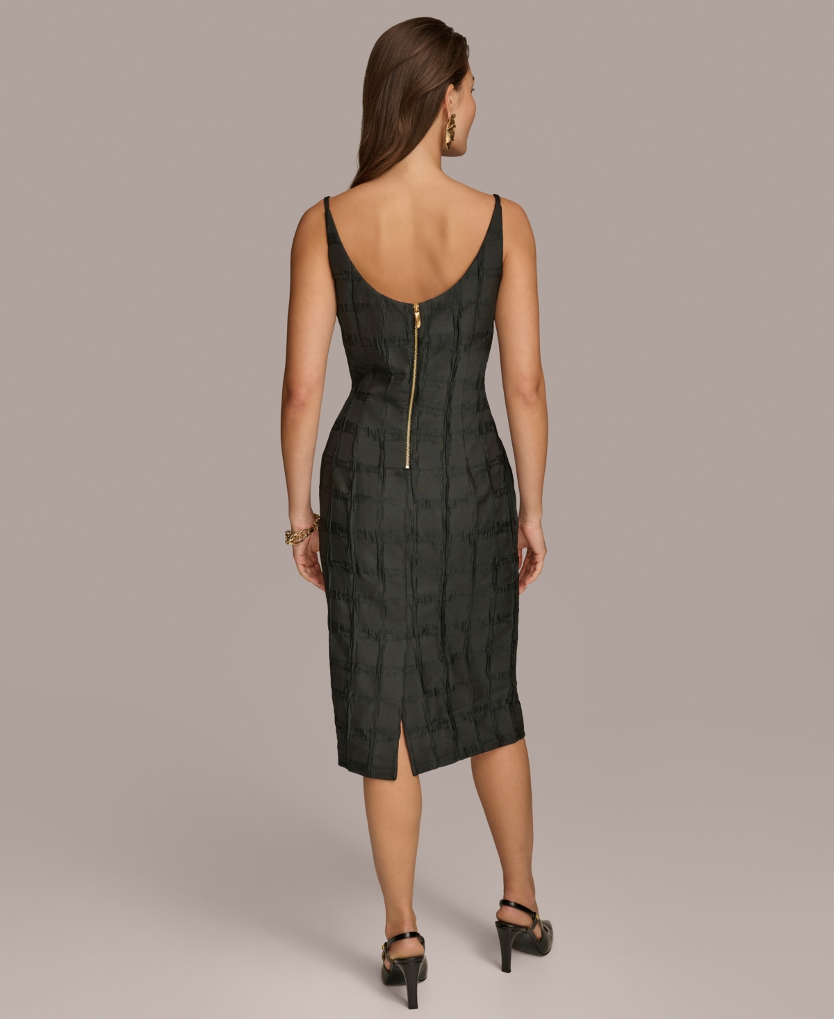 Donna Karan New York Women's Jacquard Sheath Dress