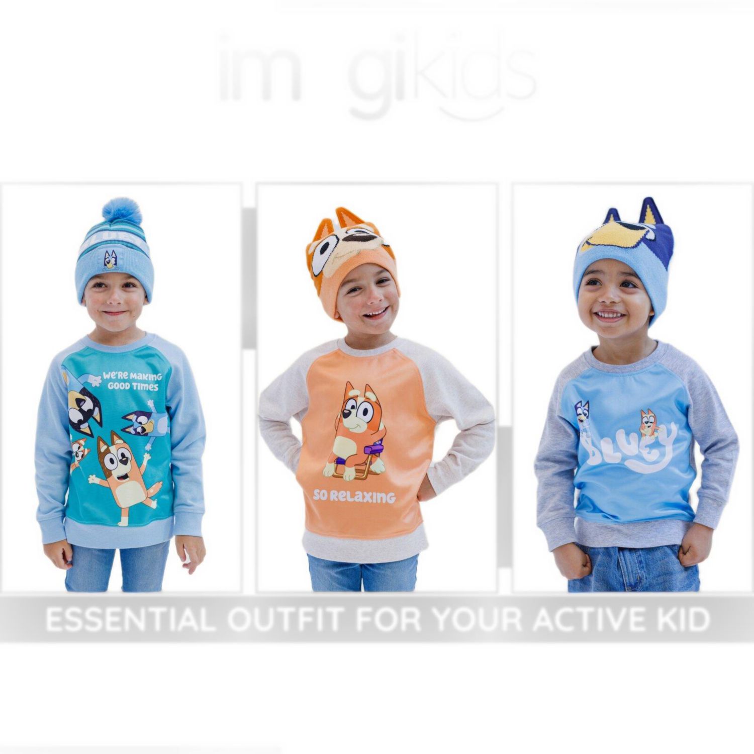 Little Boys 2-Piece Fleece Sweatshirt and Hat Set