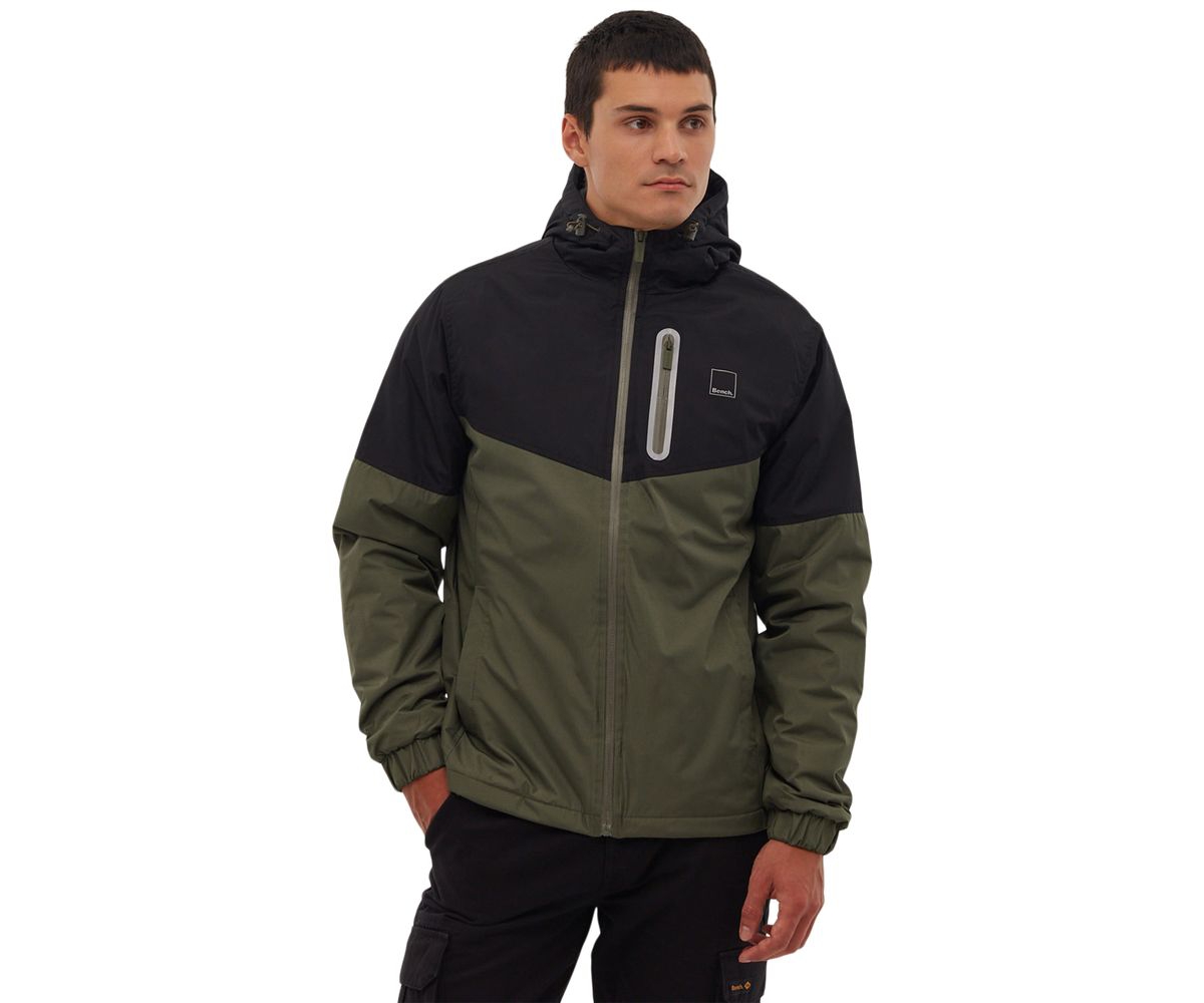Men's Benja Color Block Hooded Jacket - Navy/grey