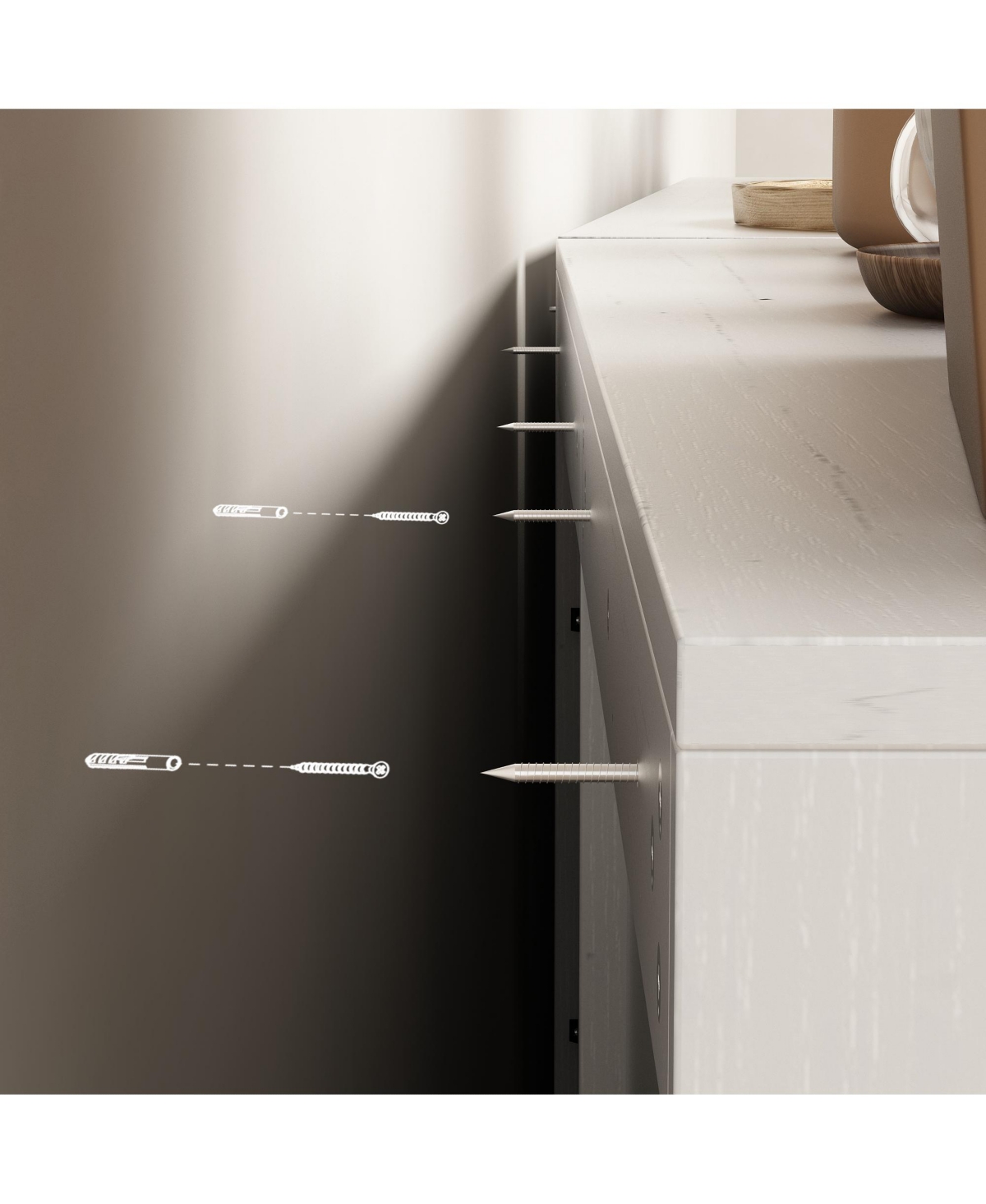 Famapy Black Wood Bookcase Storage Cabinet With Tempered Glass Doors