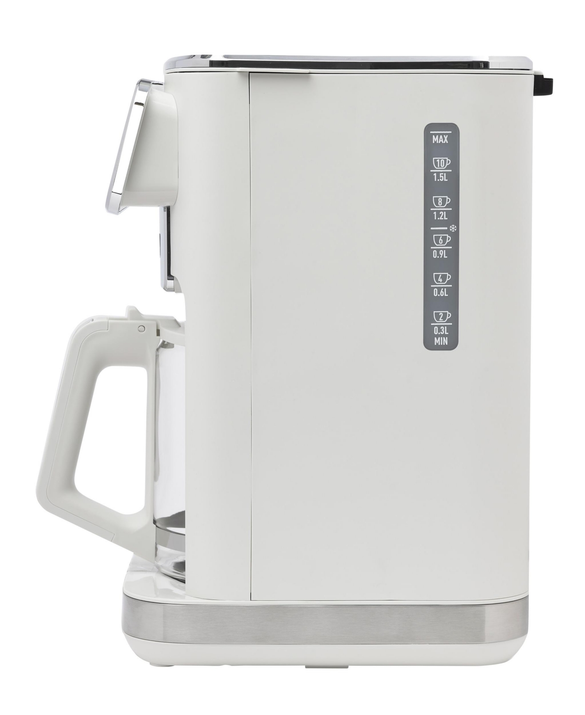 Haden Dual Brew 12-Cup Hot Iced Digital Drip Coffee Maker -Chrome