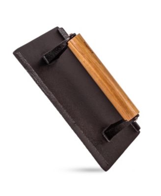 Neo 2pc Cast Iron 11" Grill Pan with Steak Press