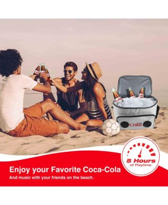 Coca-Cola Insulated Thermal Cooler Bluetooth Speaker Bag