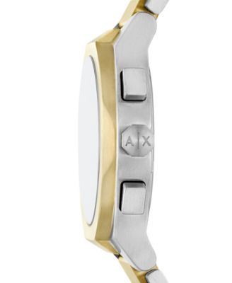Men's Sync Quartz Chronograph Two-Tone Stainless Steel Watch 42mm