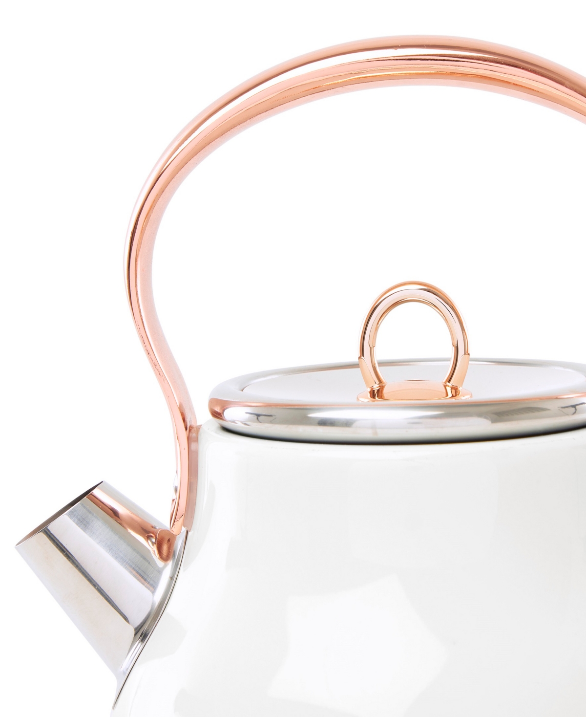 Haden Heritage 1.7 L-7 Cup Electric Kettle In Ivory,copper