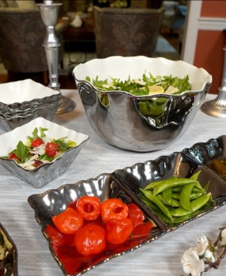 Gold-Silver Tone Coast Deep Bowl